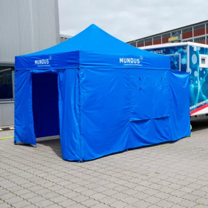 Bedruckung von Faltzelt ProPavillon 32