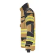 Einsatzjacke THL X-pro Solution, gold/dunkelblau, Rückenaufdruck FEUERWEHR silber reflektierend