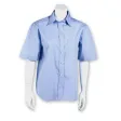 Dienstbluse blau, Schultertunnel