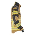Einsatzjacke THL X-pro Solution, gold/dunkelblau, Rückenaufdruck FEUERWEHR silber reflektierend