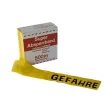 Absperrband im Abrollkarton