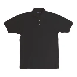 Poloshirt Kurzarm, schwarz