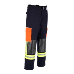 Bundhose THL, schwarzblau/leuchtorange
