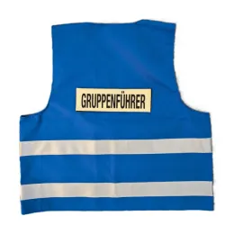 Funktionsweste blau, Gruppenführer