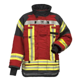 Einsatzjacke ADVANCE Modell 109, rot/schwarzblau