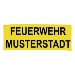 Klettschild 380x160 mm