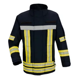 Einsatzjacke Fire-Jack II blue, Rückenschild FEUERWEHR silber reflektierend