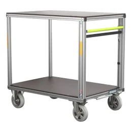 Universal-Rollcontainer mit 2 Plattformen, hoch