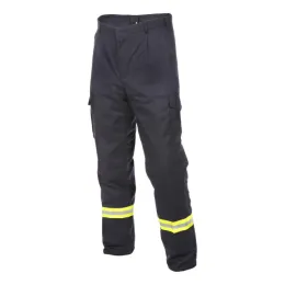 Bundhose, 100% Baumwolle FR Flamstop®, Reflex gelb/silber/gelb