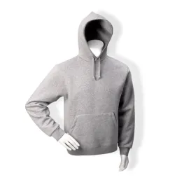 Kapuzen-Sweatshirt grau